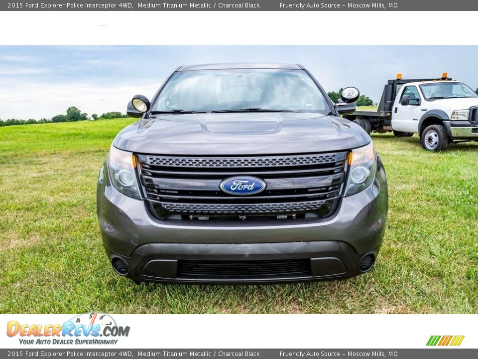 2015 Ford Explorer Police Interceptor 4WD Medium Titanium Metallic / Charcoal Black Photo #9