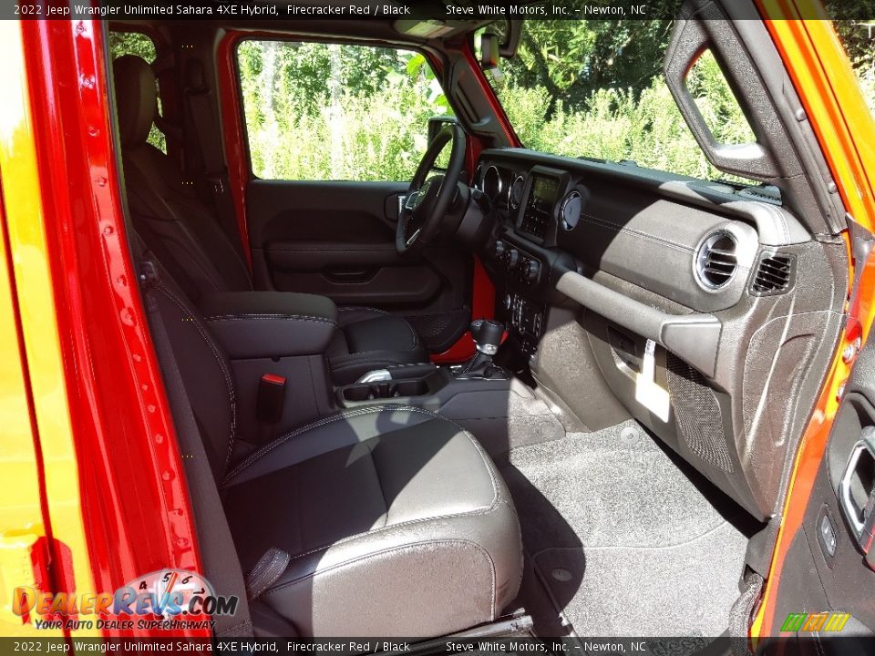 2022 Jeep Wrangler Unlimited Sahara 4XE Hybrid Firecracker Red / Black Photo #20