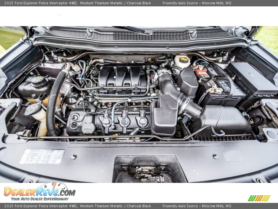2015 Ford Explorer Police Interceptor 4WD 3.7 Liter DOHC 24-Valve Ti-VCT V6 Engine Photo #16