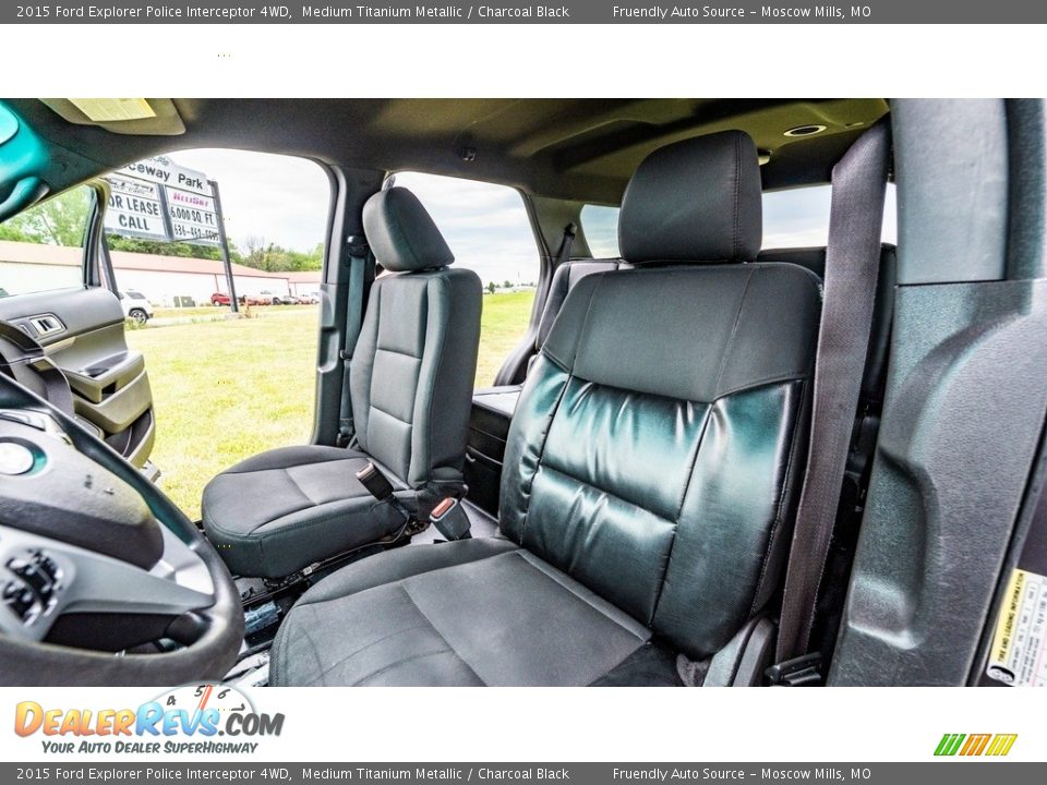 Front Seat of 2015 Ford Explorer Police Interceptor 4WD Photo #17