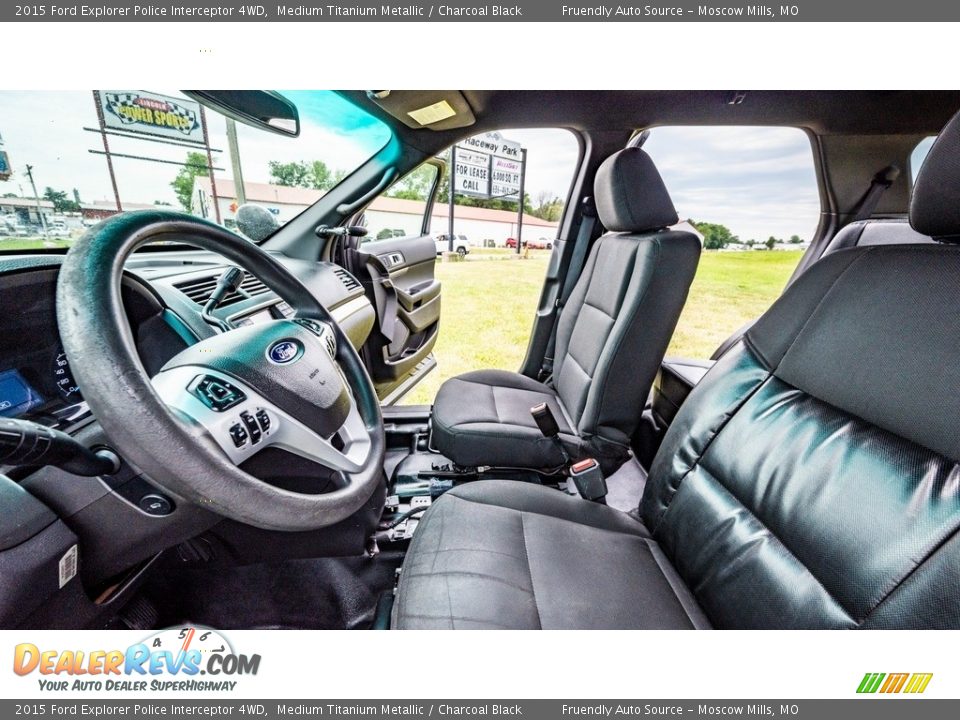 Front Seat of 2015 Ford Explorer Police Interceptor 4WD Photo #18