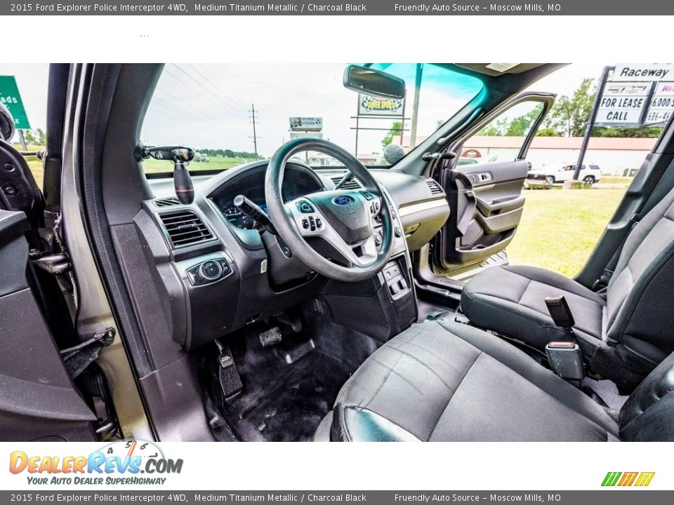 Front Seat of 2015 Ford Explorer Police Interceptor 4WD Photo #19