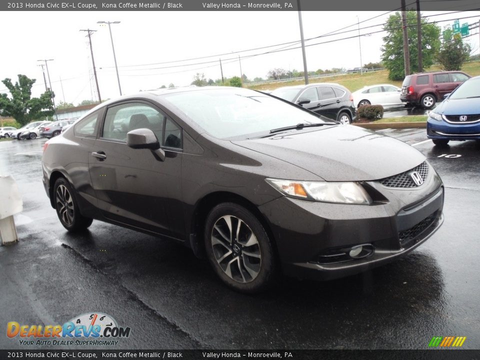 Front 3/4 View of 2013 Honda Civic EX-L Coupe Photo #4
