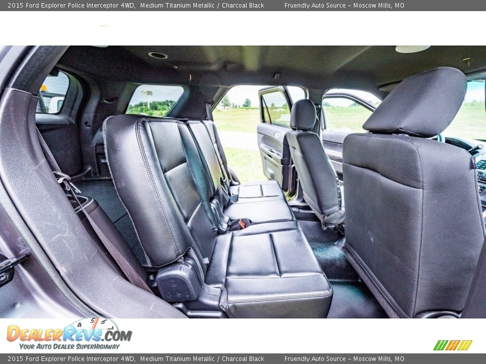 Rear Seat of 2015 Ford Explorer Police Interceptor 4WD Photo #21