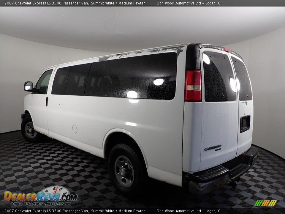 2007 Chevrolet Express LS 3500 Passenger Van Summit White / Medium Pewter Photo #4