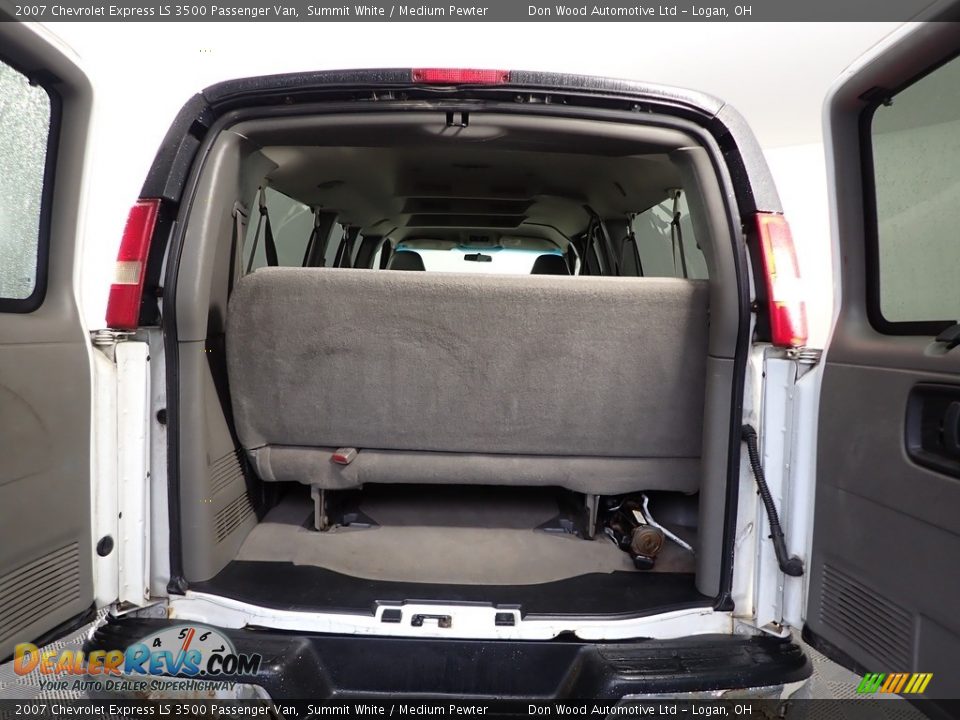 2007 Chevrolet Express LS 3500 Passenger Van Summit White / Medium Pewter Photo #6