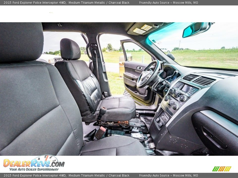 2015 Ford Explorer Police Interceptor 4WD Medium Titanium Metallic / Charcoal Black Photo #23