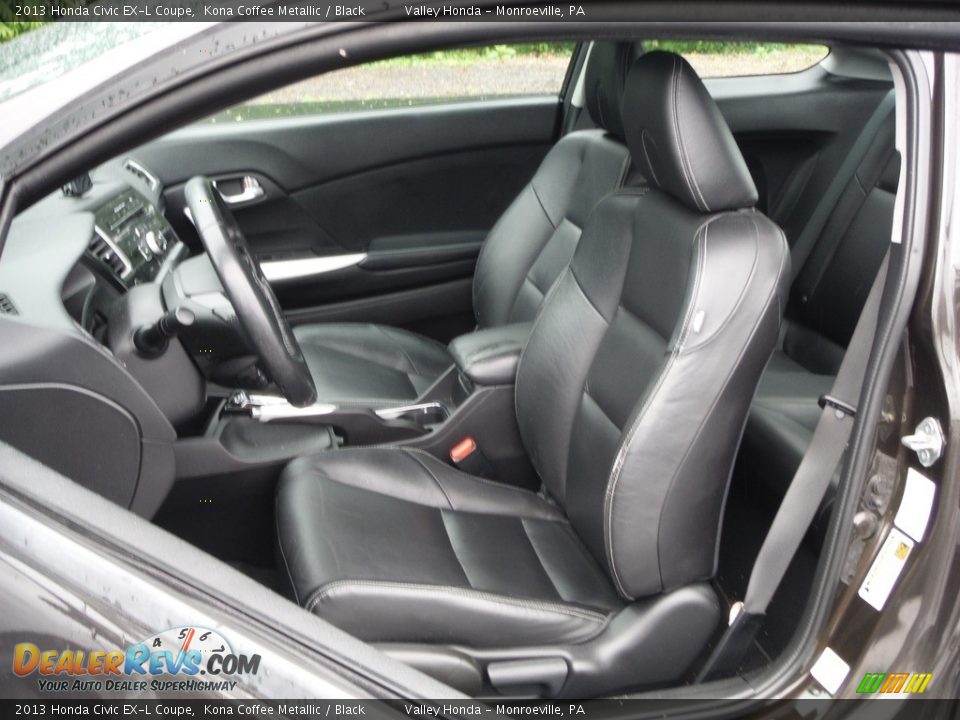 Front Seat of 2013 Honda Civic EX-L Coupe Photo #10