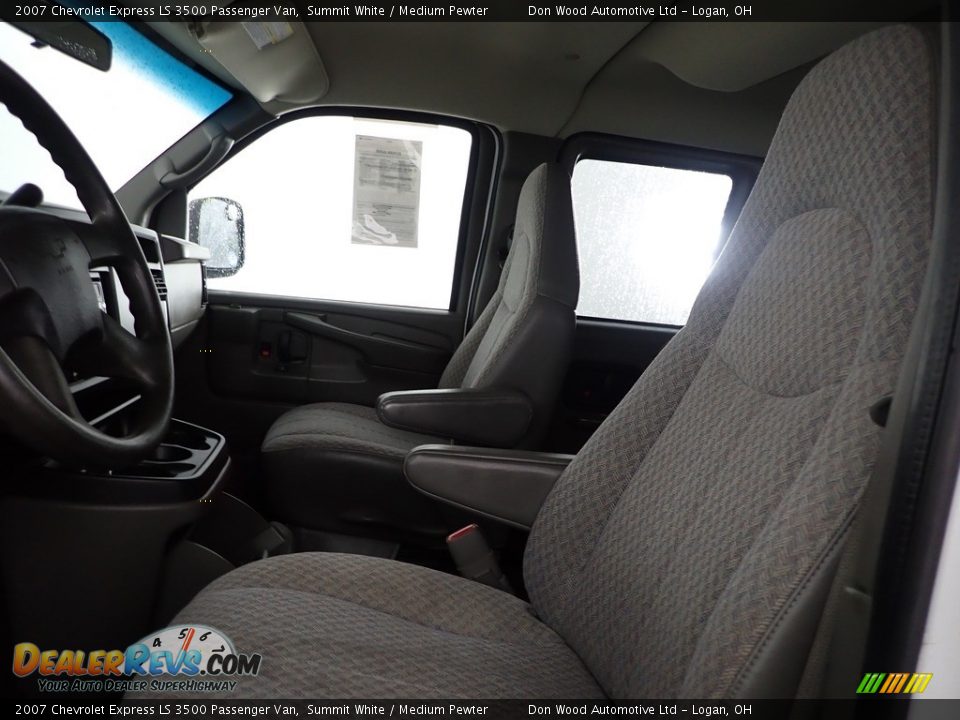2007 Chevrolet Express LS 3500 Passenger Van Summit White / Medium Pewter Photo #9