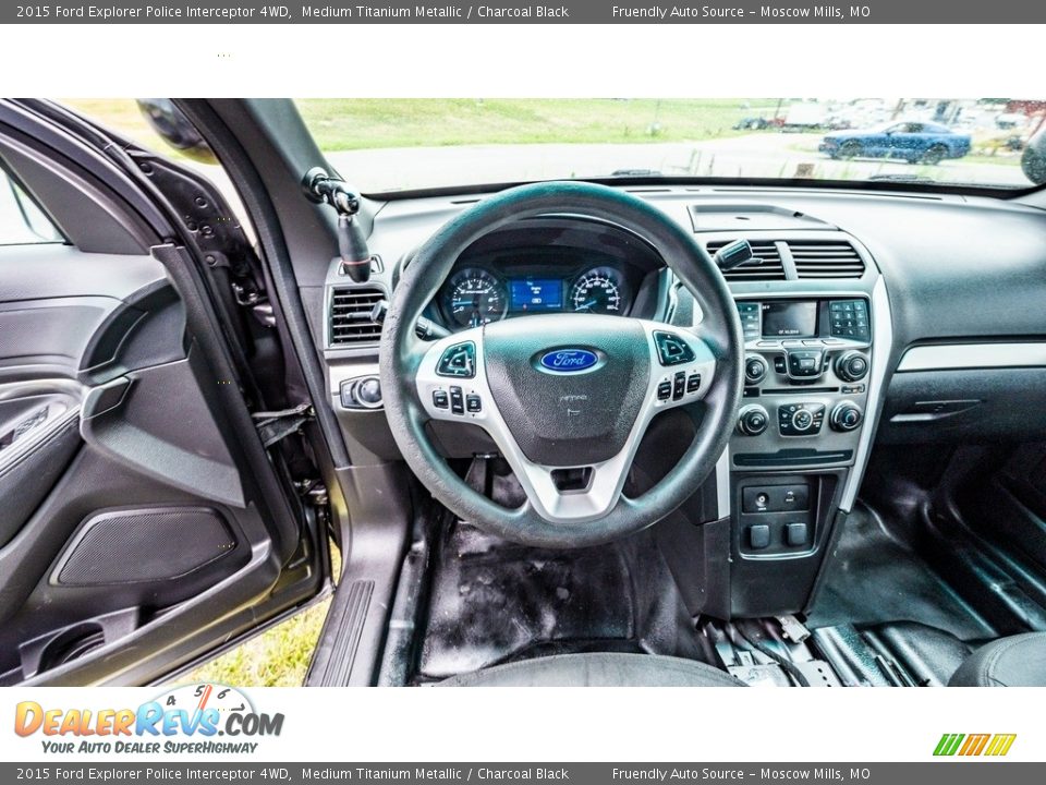Dashboard of 2015 Ford Explorer Police Interceptor 4WD Photo #26