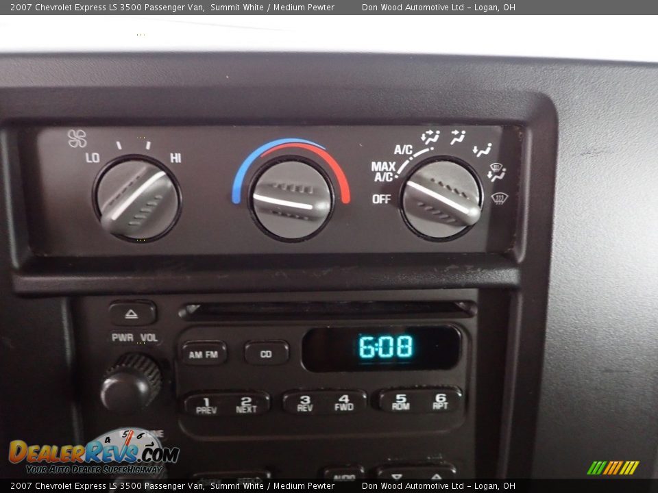 2007 Chevrolet Express LS 3500 Passenger Van Summit White / Medium Pewter Photo #12