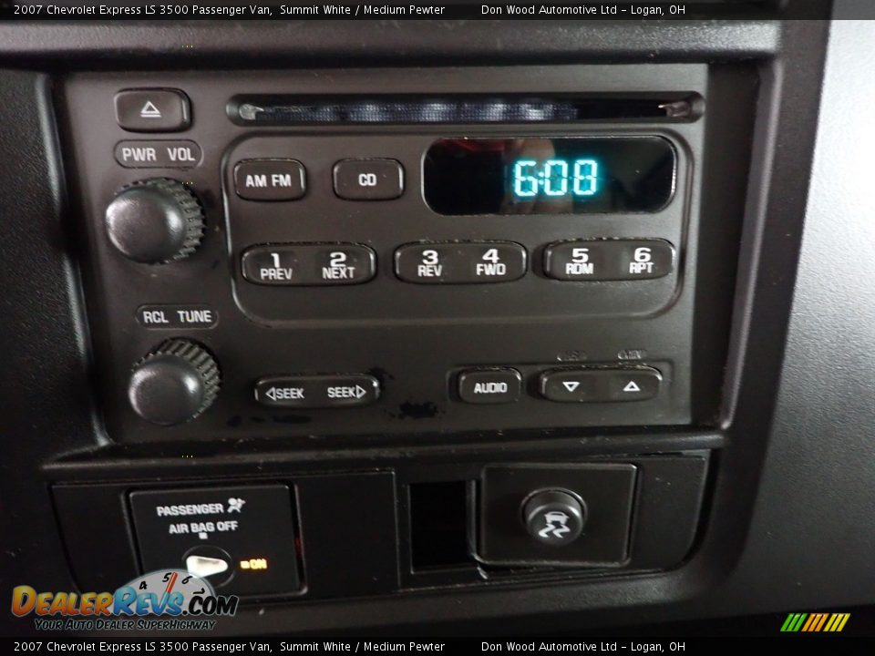2007 Chevrolet Express LS 3500 Passenger Van Summit White / Medium Pewter Photo #13
