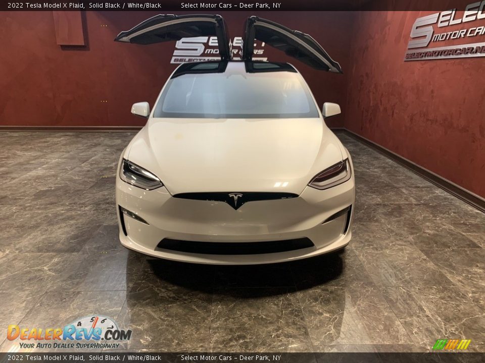 Solid Black 2022 Tesla Model X Plaid Photo #6