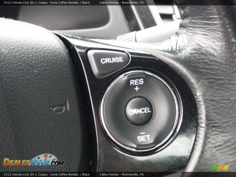 2013 Honda Civic EX-L Coupe Steering Wheel Photo #19