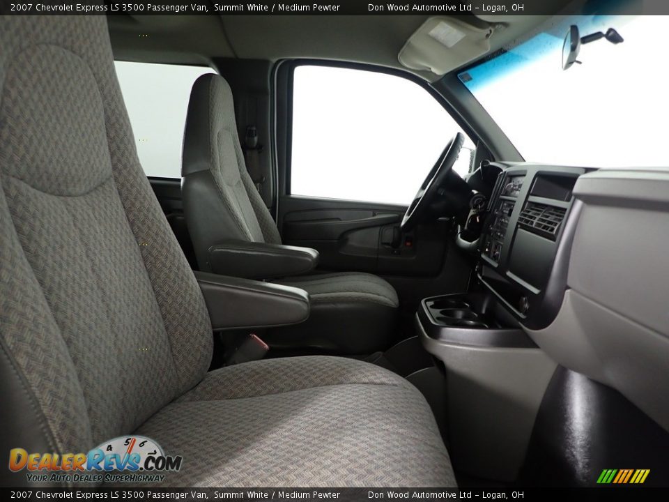 2007 Chevrolet Express LS 3500 Passenger Van Summit White / Medium Pewter Photo #18