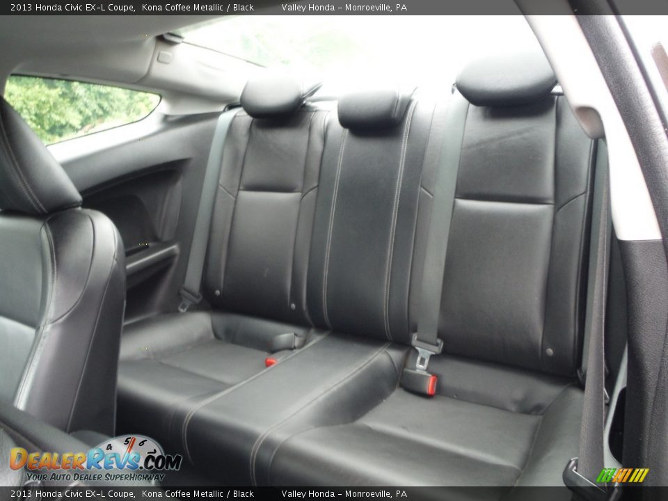 Rear Seat of 2013 Honda Civic EX-L Coupe Photo #22