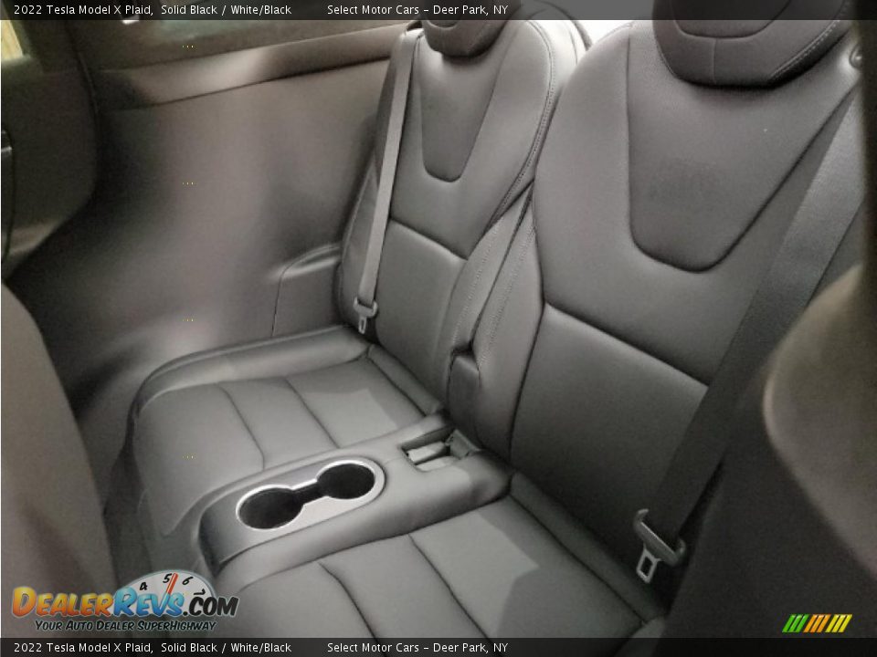 Rear Seat of 2022 Tesla Model X Plaid Photo #14