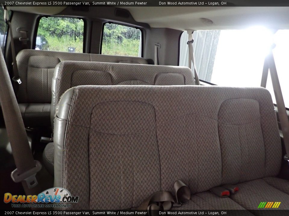 2007 Chevrolet Express LS 3500 Passenger Van Summit White / Medium Pewter Photo #22