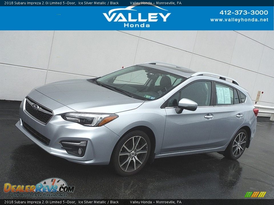 2018 Subaru Impreza 2.0i Limited 5-Door Ice Silver Metallic / Black Photo #1