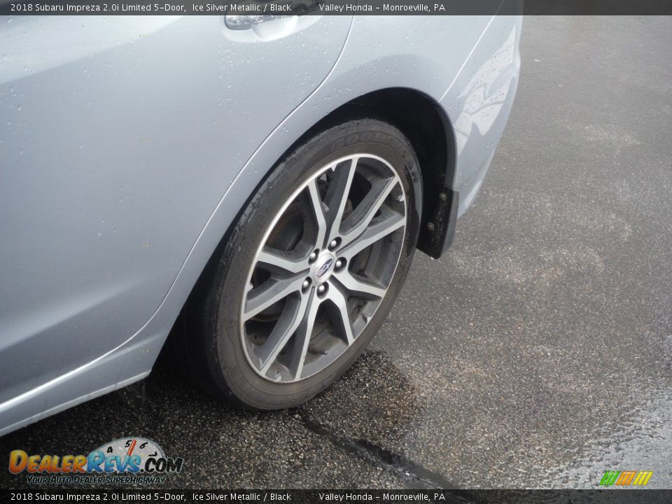 2018 Subaru Impreza 2.0i Limited 5-Door Ice Silver Metallic / Black Photo #4