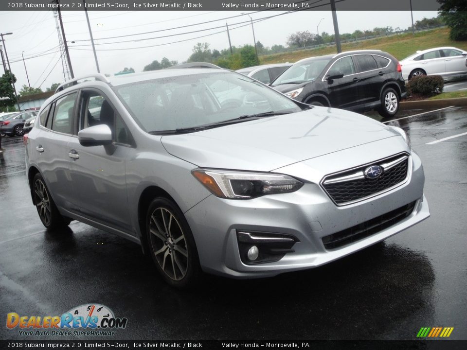 2018 Subaru Impreza 2.0i Limited 5-Door Ice Silver Metallic / Black Photo #6