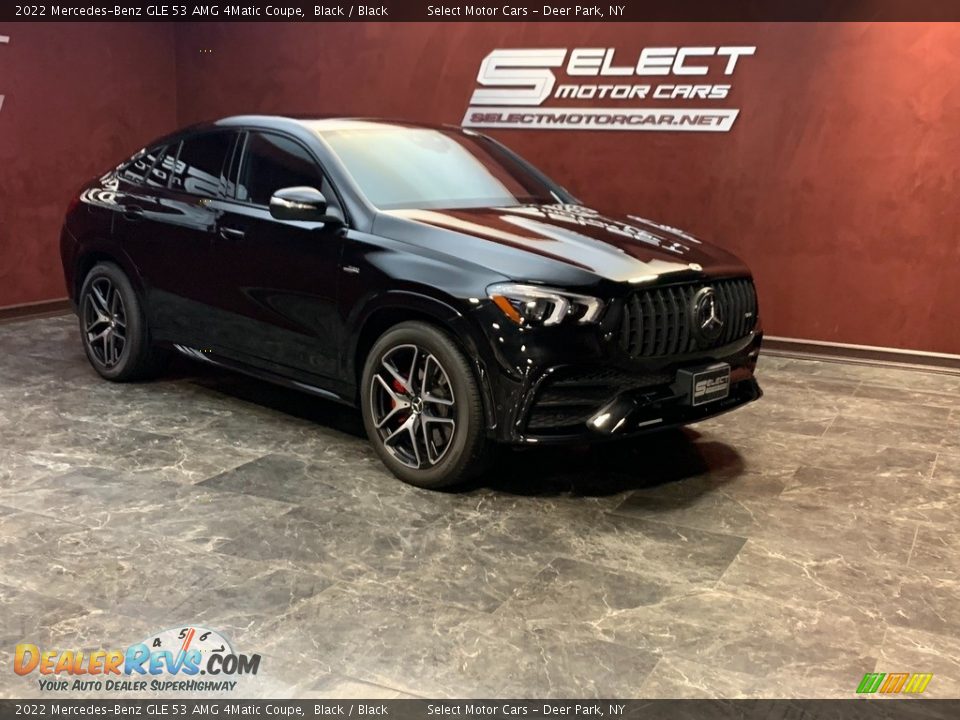 2022 Mercedes-Benz GLE 53 AMG 4Matic Coupe Black / Black Photo #3