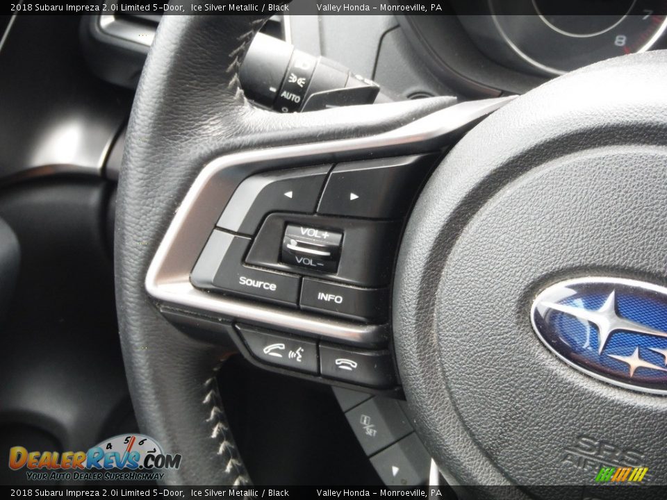 2018 Subaru Impreza 2.0i Limited 5-Door Steering Wheel Photo #21