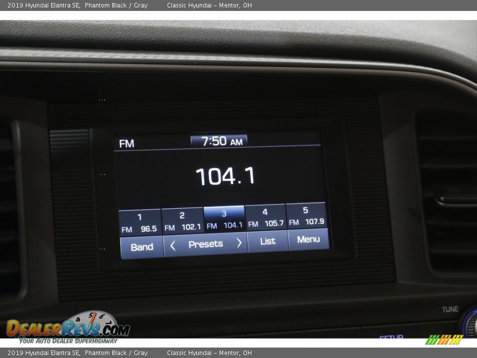 2019 Hyundai Elantra SE Phantom Black / Gray Photo #10