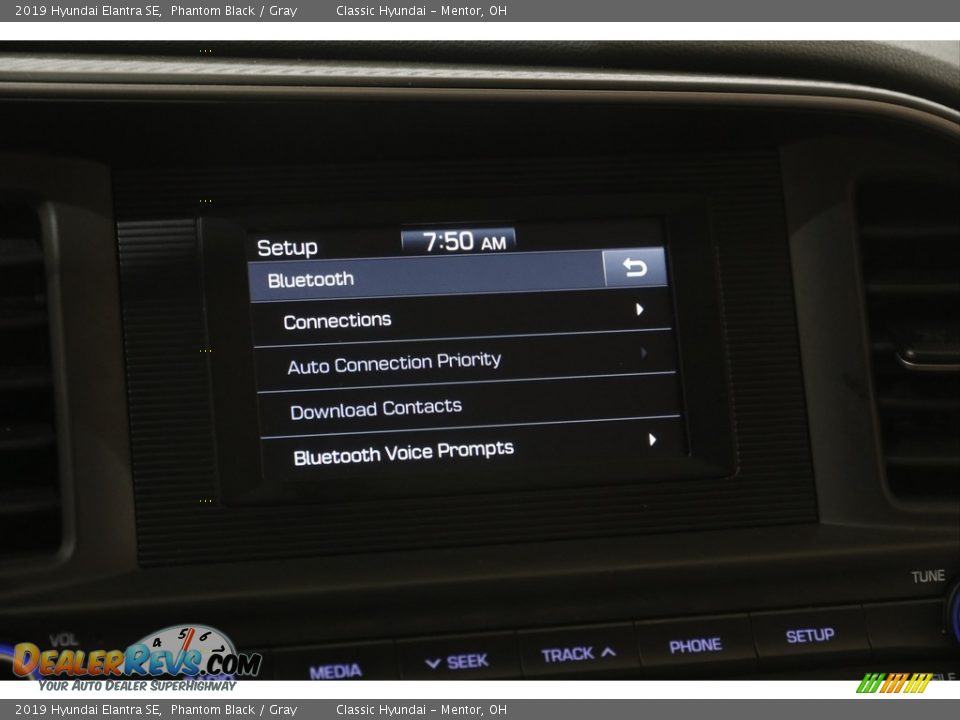 2019 Hyundai Elantra SE Phantom Black / Gray Photo #11