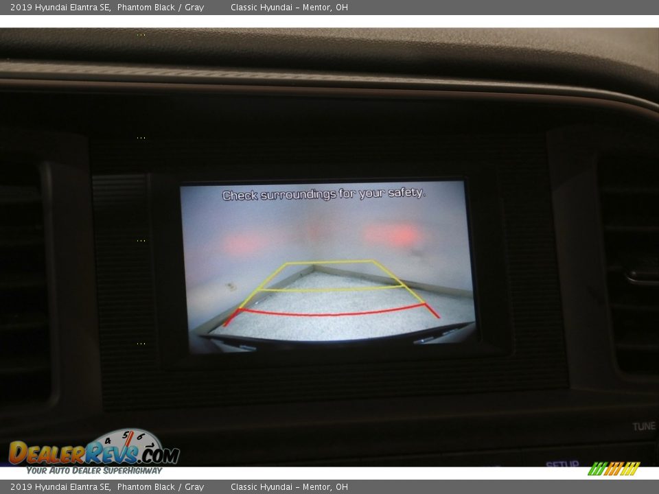 2019 Hyundai Elantra SE Phantom Black / Gray Photo #12