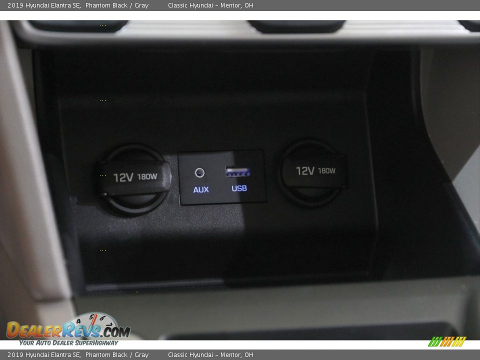 2019 Hyundai Elantra SE Phantom Black / Gray Photo #13