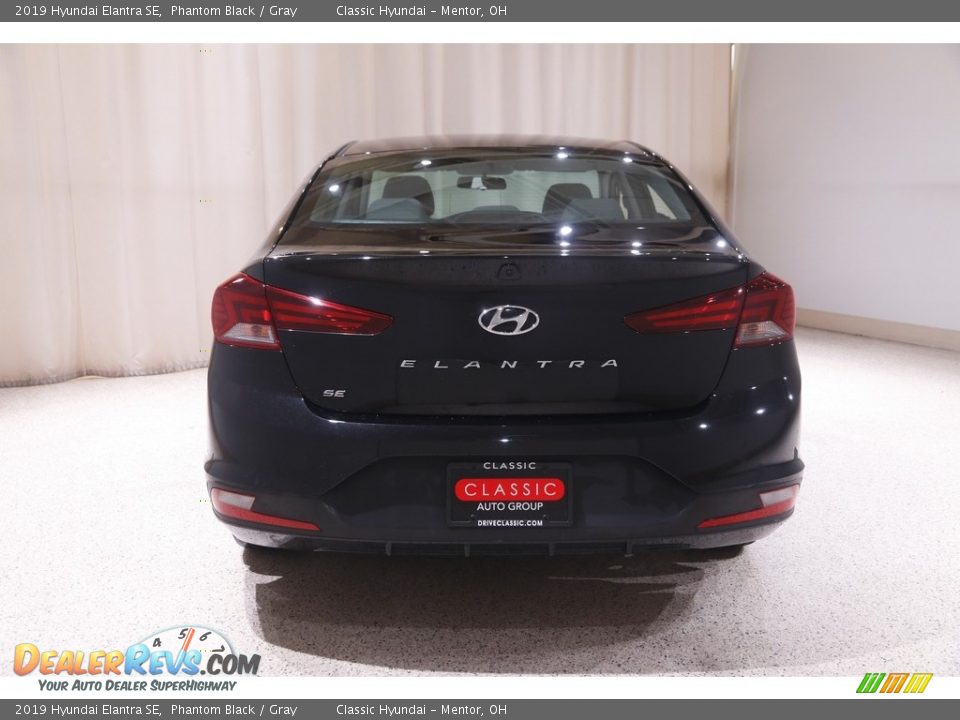 2019 Hyundai Elantra SE Phantom Black / Gray Photo #18