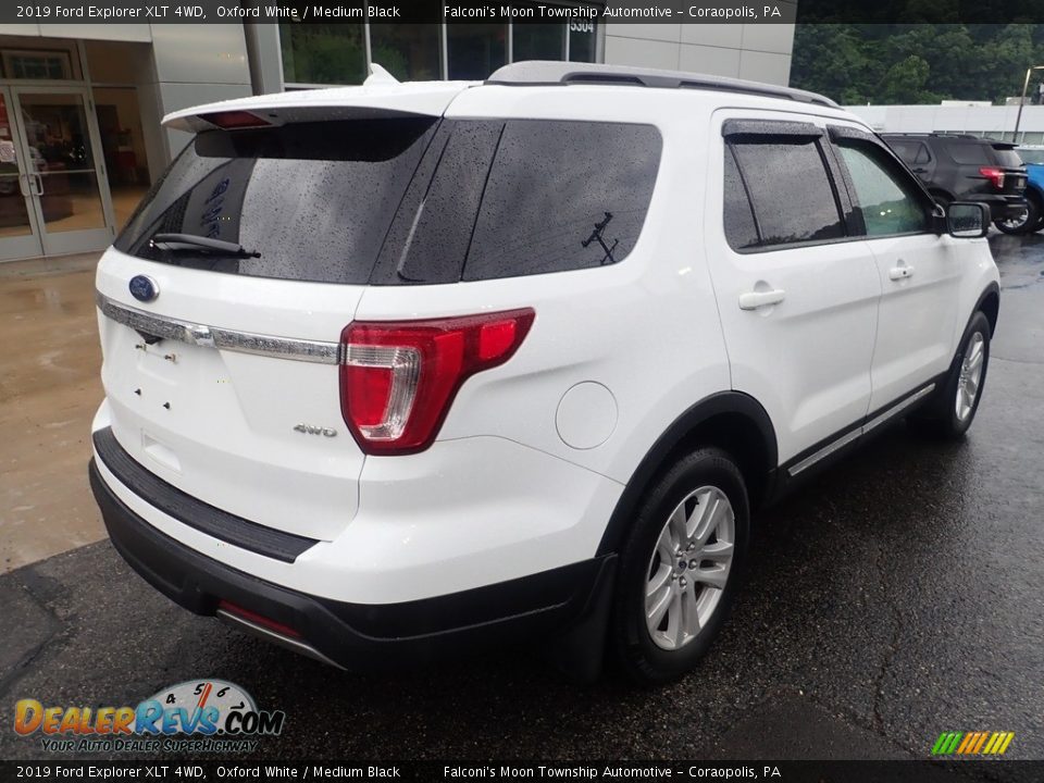 2019 Ford Explorer XLT 4WD Oxford White / Medium Black Photo #2