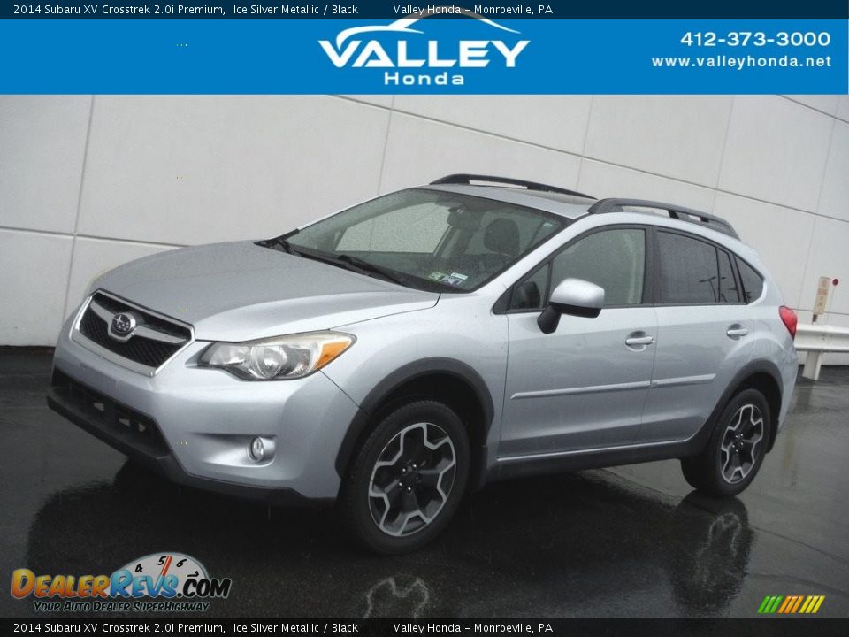 2014 Subaru XV Crosstrek 2.0i Premium Ice Silver Metallic / Black Photo #1