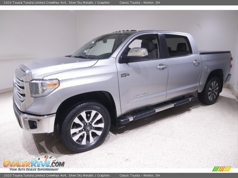 2020 Toyota Tundra Limited CrewMax 4x4 Silver Sky Metallic / Graphite Photo #3