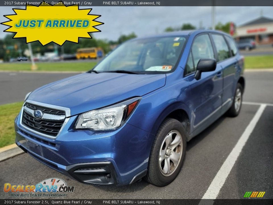 2017 Subaru Forester 2.5i Quartz Blue Pearl / Gray Photo #1