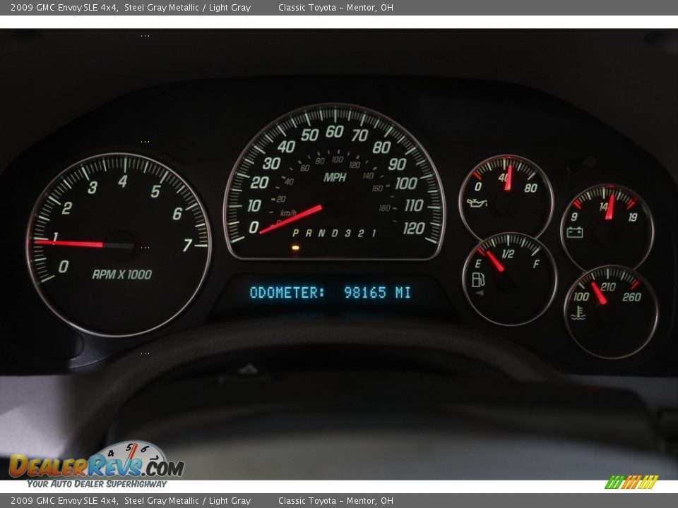 2009 GMC Envoy SLE 4x4 Gauges Photo #8