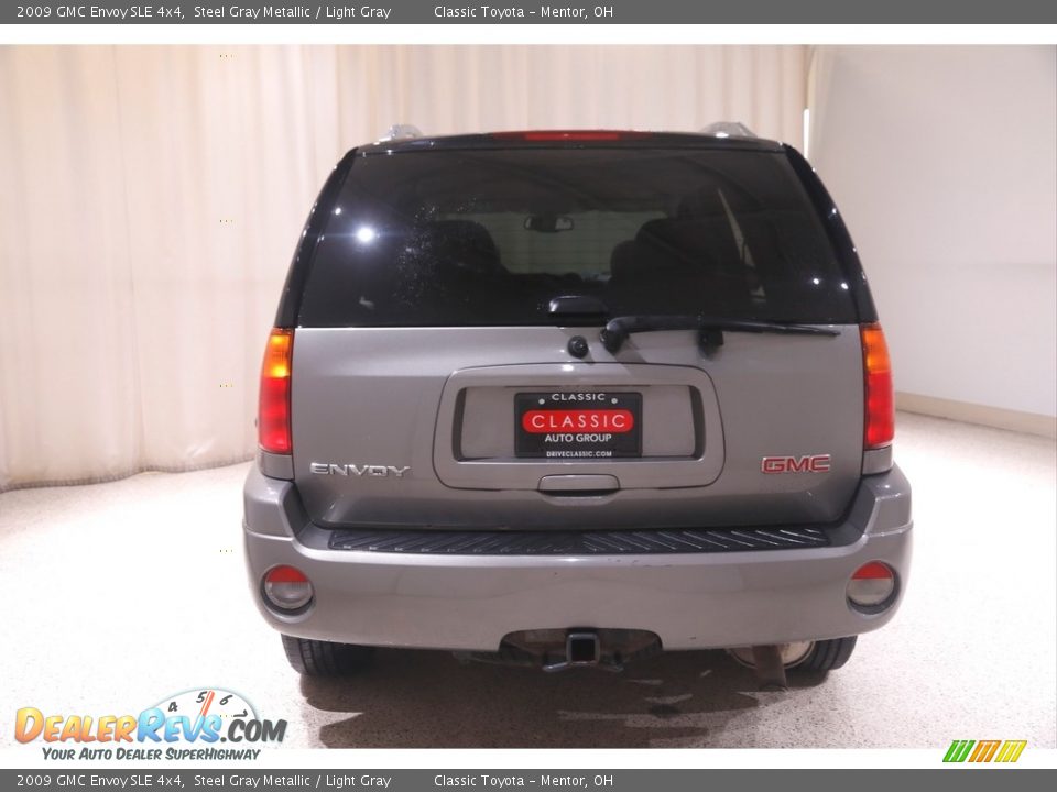 2009 GMC Envoy SLE 4x4 Steel Gray Metallic / Light Gray Photo #15