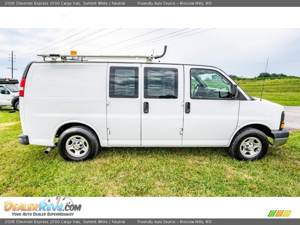 2008 Chevrolet Express 1500 Cargo Van Summit White / Neutral Photo #3