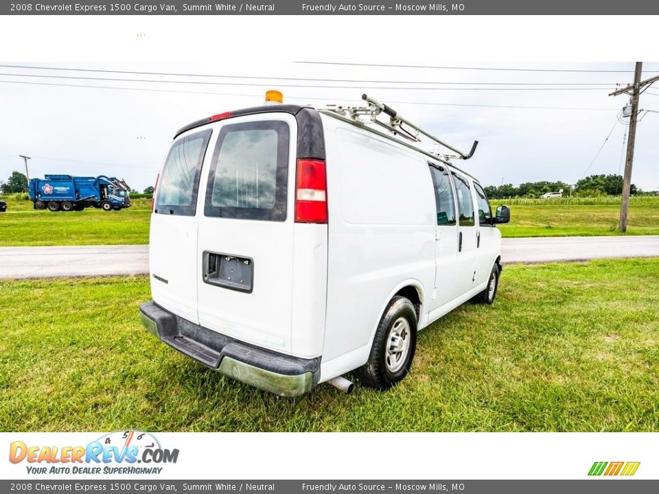 2008 Chevrolet Express 1500 Cargo Van Summit White / Neutral Photo #4