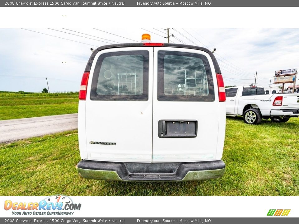 2008 Chevrolet Express 1500 Cargo Van Summit White / Neutral Photo #5