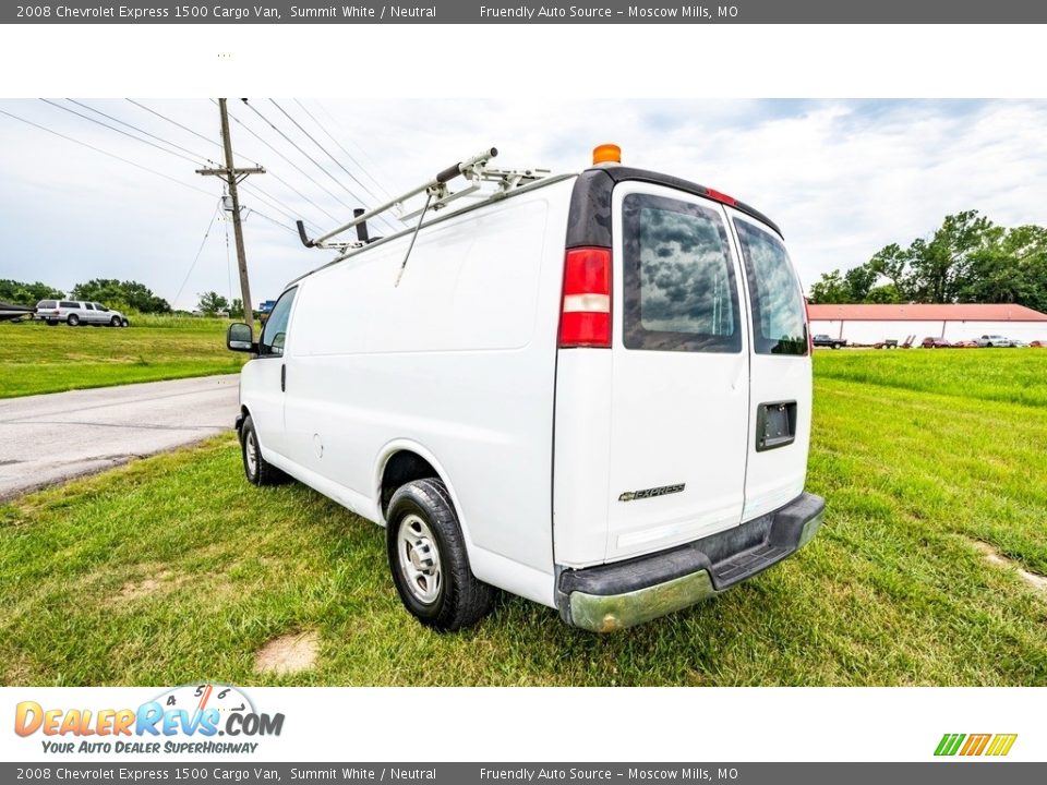 2008 Chevrolet Express 1500 Cargo Van Summit White / Neutral Photo #6