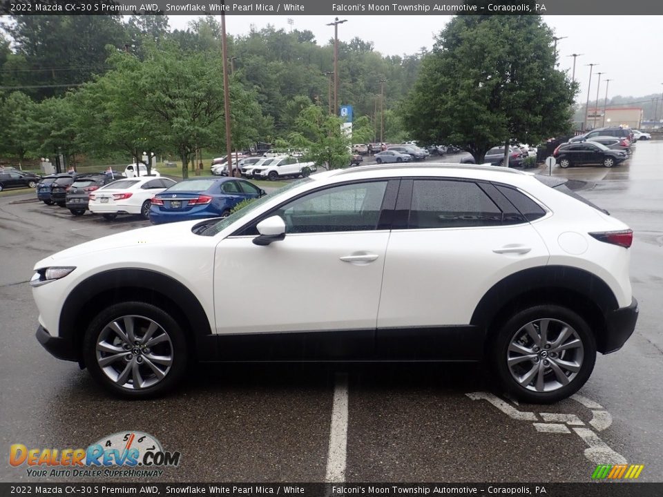 Snowflake White Pearl Mica 2022 Mazda CX-30 S Premium AWD Photo #6