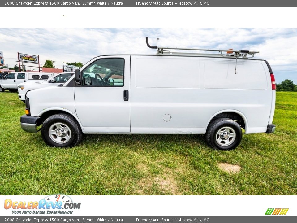 2008 Chevrolet Express 1500 Cargo Van Summit White / Neutral Photo #7