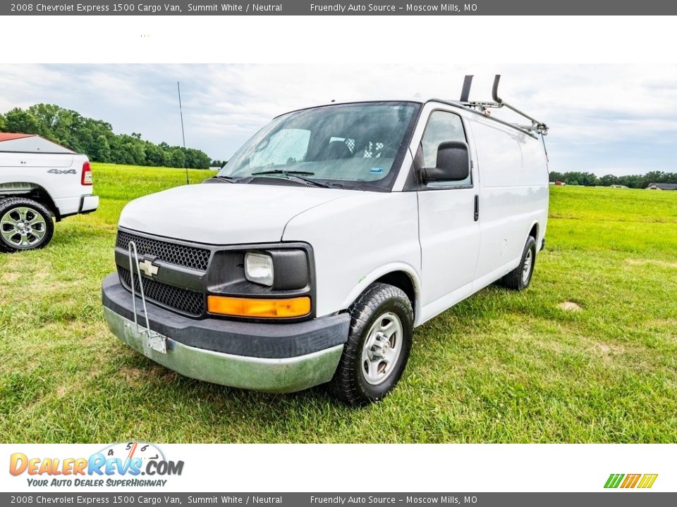 2008 Chevrolet Express 1500 Cargo Van Summit White / Neutral Photo #8