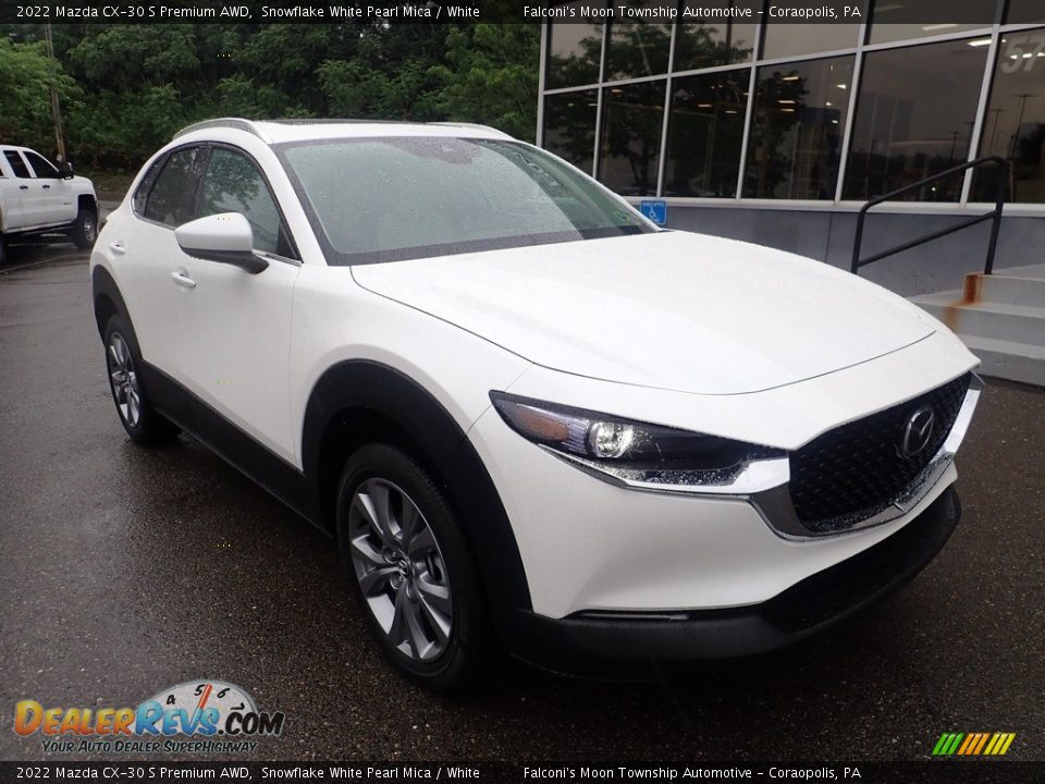 Snowflake White Pearl Mica 2022 Mazda CX-30 S Premium AWD Photo #9