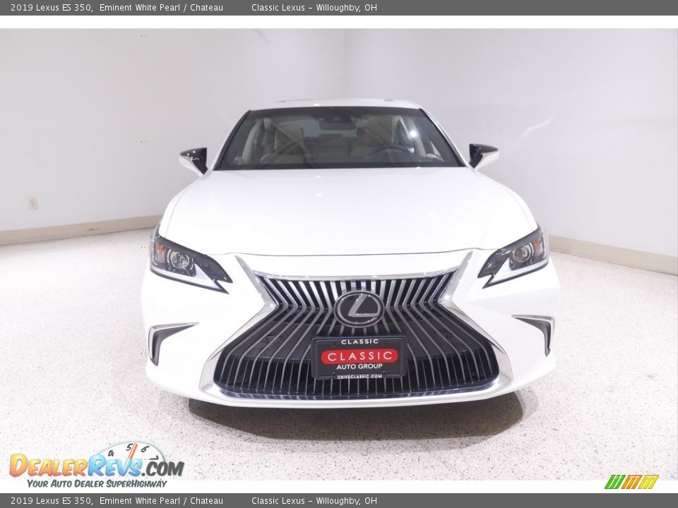 2019 Lexus ES 350 Eminent White Pearl / Chateau Photo #2