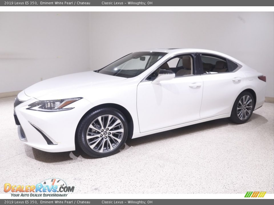 2019 Lexus ES 350 Eminent White Pearl / Chateau Photo #3