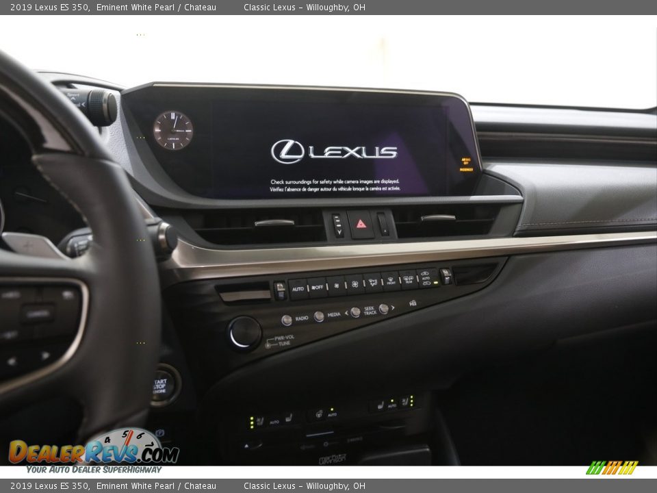 2019 Lexus ES 350 Eminent White Pearl / Chateau Photo #9