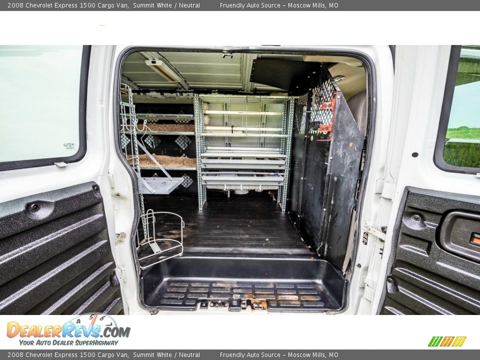 2008 Chevrolet Express 1500 Cargo Van Summit White / Neutral Photo #22